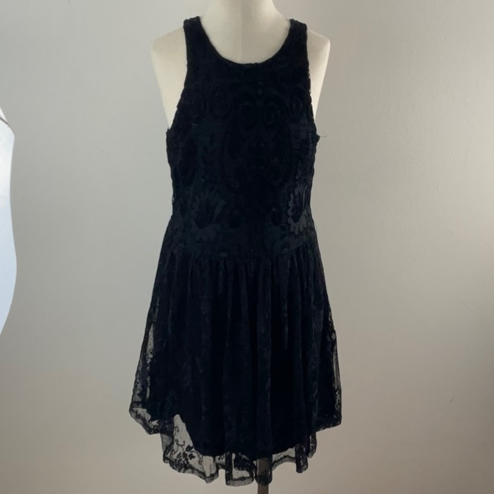 Hollister Black Lace Dress.